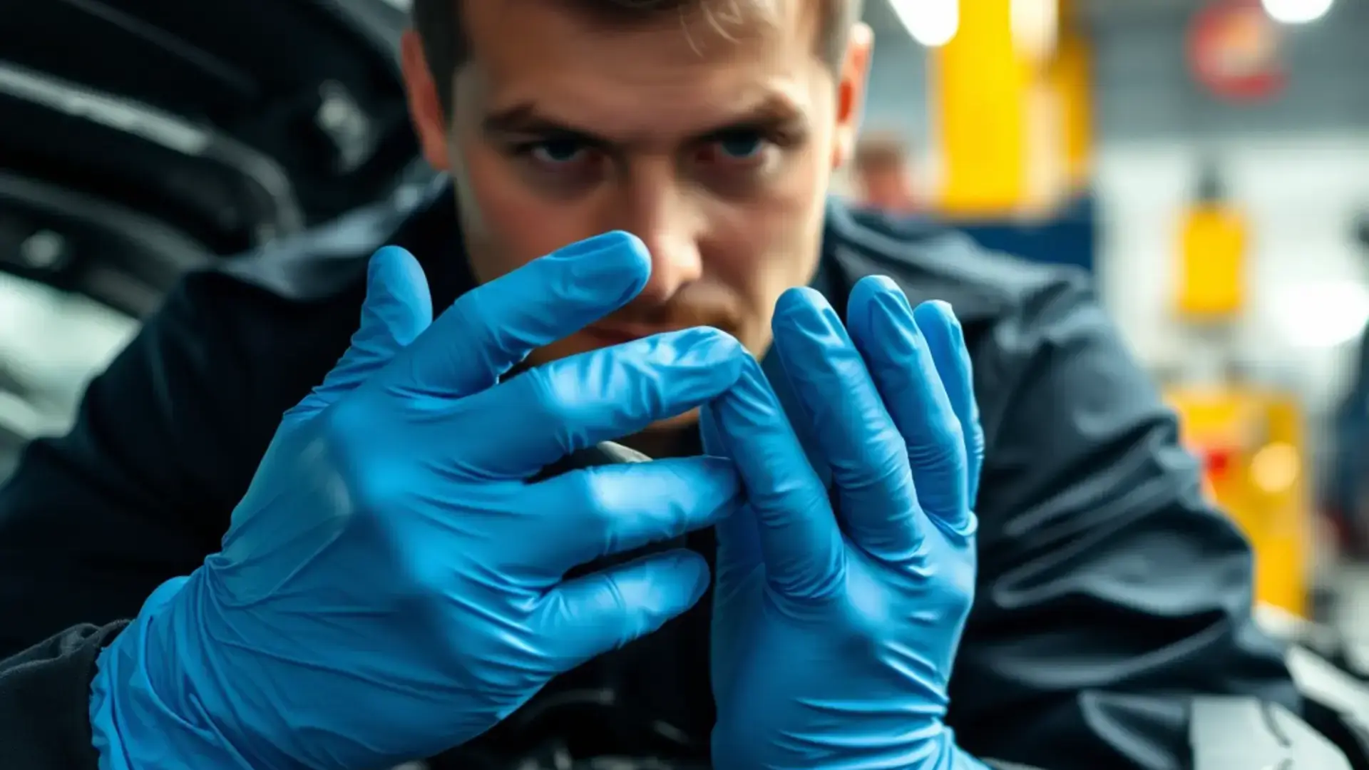 Engine bay diagnostics work